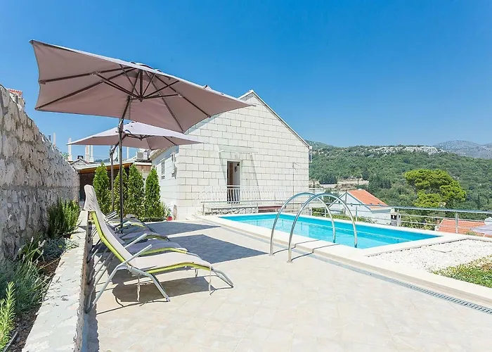 Romantic Marko For 2 With Pool And Grill * Zaton (Dubrovnik-Neretva)